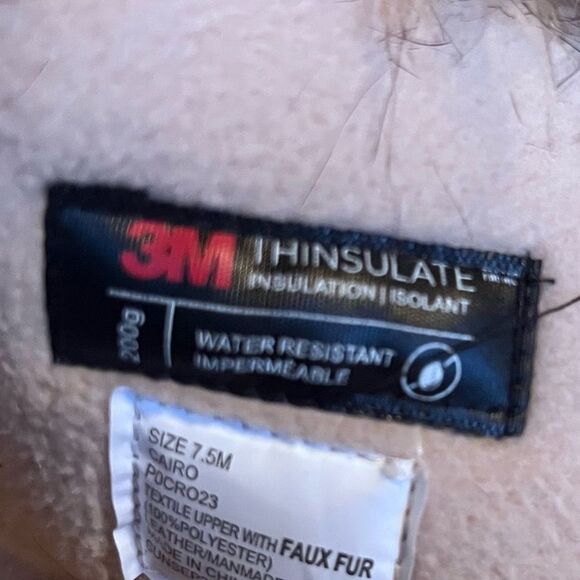 Portland Cairo 3M Insulated Faux Fur Trim Water Resistant Boots 7.5 - Picture 10 of 10